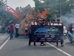 AMS Crew Meriahkan Pawai Karnaval Madrasah Diniyah Darut Taufid II Desa Panggung
