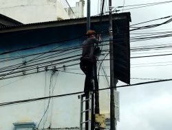 Ditilang Tanpa Perda, Pemasangan Tiang Internet di Rantauprapat Diduga Ilegal