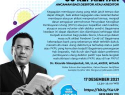 AKPI Minta Pemerintah Perbaiki UU Kepailitan untuk Kejelasan Investasi
